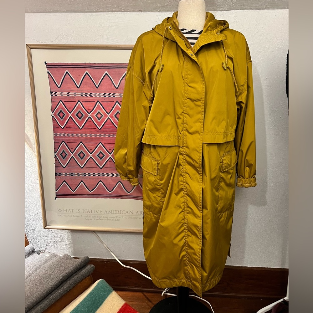 Gold! Windbreaker Trench from Old Navy